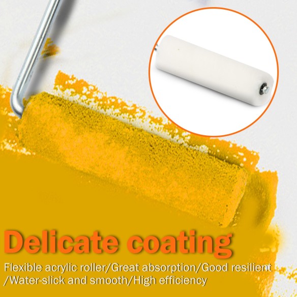 Professional Mini Paint Roller 100x10mm - Quality Tools for Precision Painting | KSEIBI