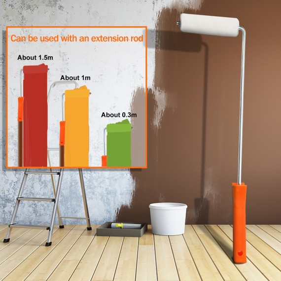 Professional Mini Paint Roller 100x10mm - Quality Tools for Precision Painting | KSEIBI