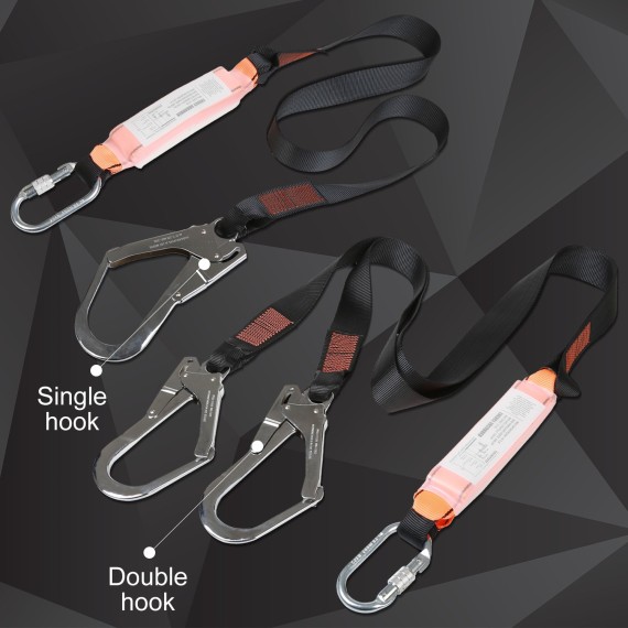 Premium Safety Shock Absorbing Lanyard Webbing | KSEIBI