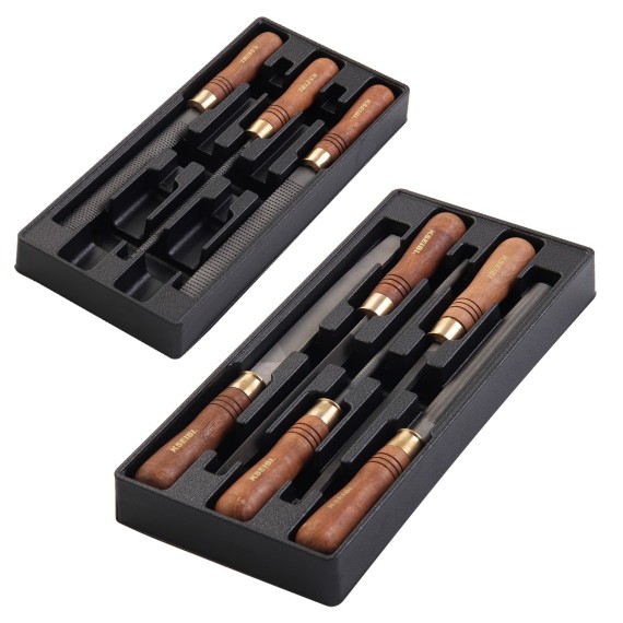Premium Steel and Rasp File Set for Woodworking | KSEIBI