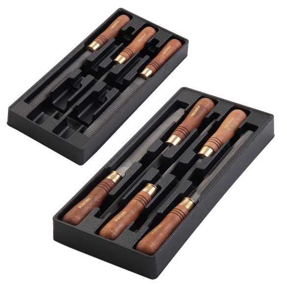 高品质钢质及木工锉刀套装，OPTIWOOD 8件套 | KSEIBI