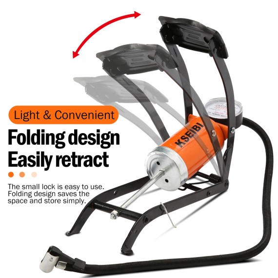 Effortlessly Inflate with Our Air Foot Pump | KSEIBI