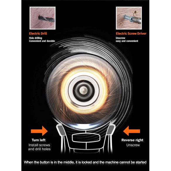 Powerful Electric Drill for Precision DIY Projects | KSEIBI