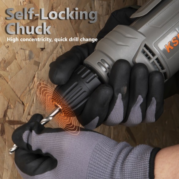 Powerful KBM 450 S Electric Drill with 10mm Keyless Chuck | KSEIBI