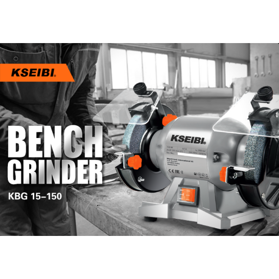 KBG 15-150 台座磨机150毫米，150W 精准打磨工具 | KSEIBI
