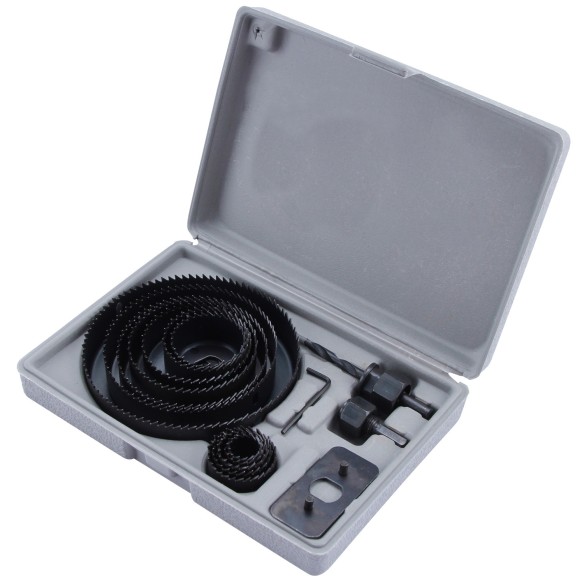 High-Quality Carbon Steel Holesaw Set for Precision Cutting | KSEIBI