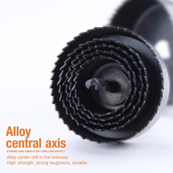 High-Quality Carbon Steel Holesaw Set for Precision Cutting | KSEIBI