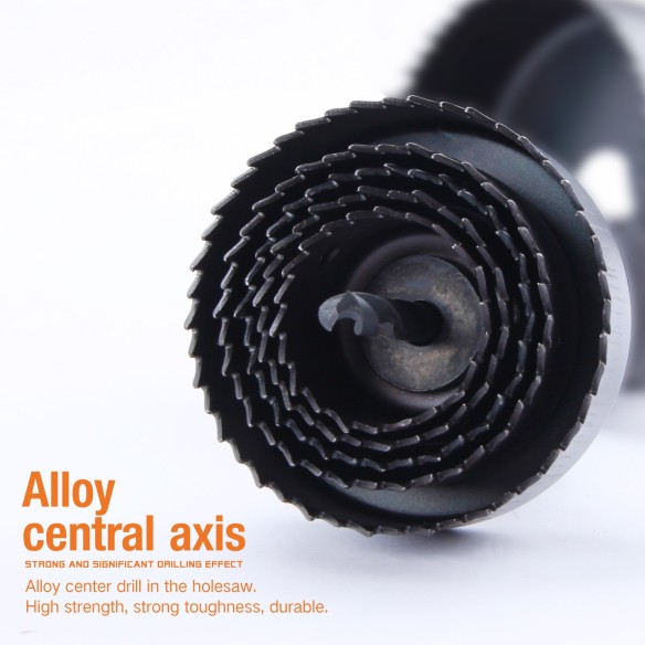 High-Quality Carbon Steel Holesaw Set for Precision Cutting | KSEIBI