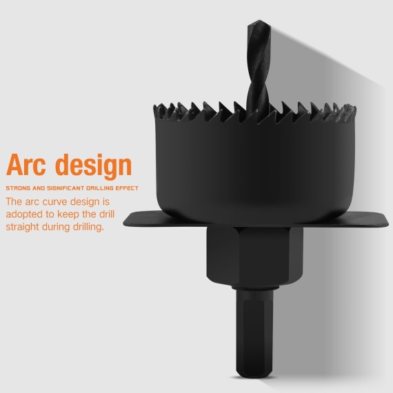 High-Quality Carbon Steel Holesaw Set for Precision Cutting | KSEIBI