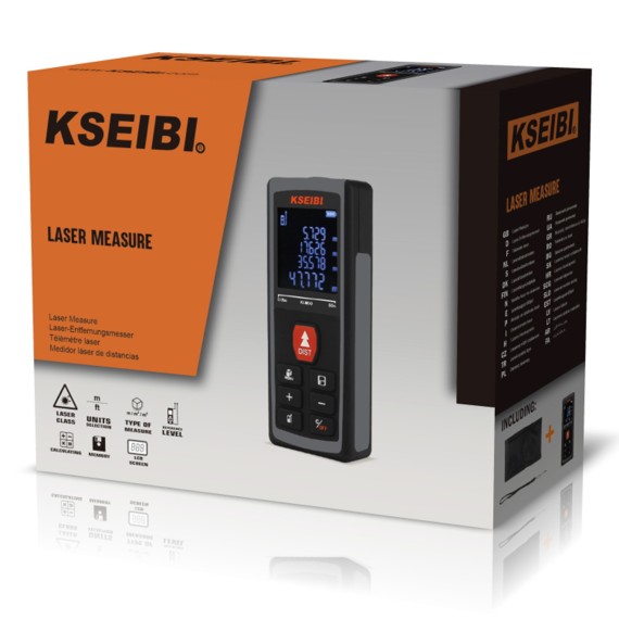 Accurate and Easy-to-Use KLM 100 Laser Measure for Professionals | KSEIBI