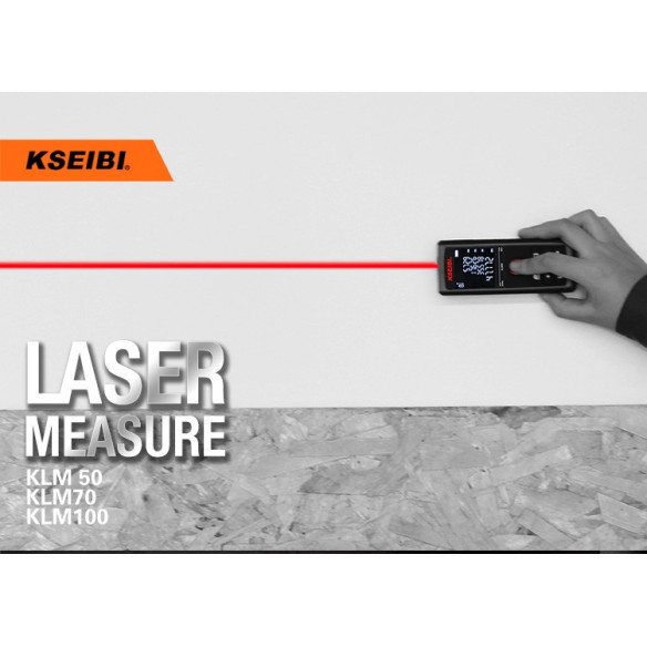 Accurate and Easy-to-Use KLM 100 Laser Measure for Professionals | KSEIBI