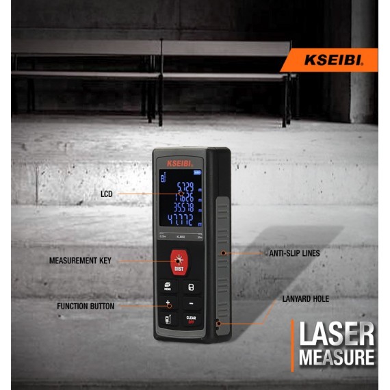 Accurate and Easy-to-Use Laser Measure up to 50m | KSEIBI