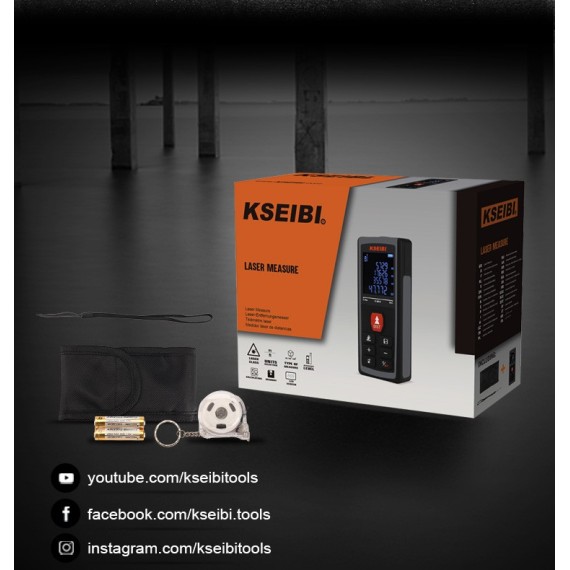 Accurate and Easy-to-Use Laser Measure up to 50m | KSEIBI