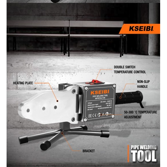 ابزار جوشکاری لوله KPW 1500 با قدرت ۷۵۰/۱۵۰۰ وات | KSEIBI