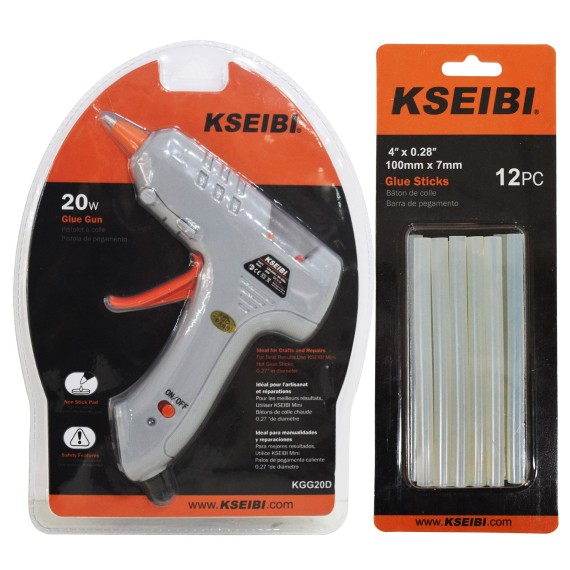 تفنگ چسب دوگانه دما KGG 20D | KSEIBI