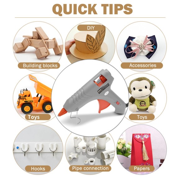 60W Electric Glue Gun | Power Tools | KSEIBI