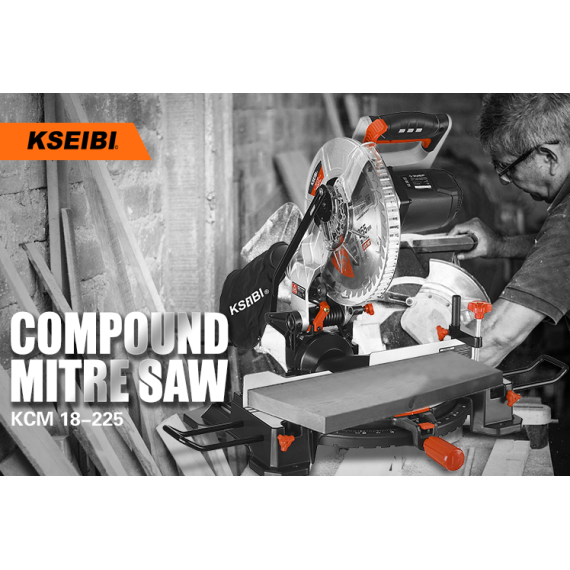 High-Powered 255mm Mitre Saw for Precision Cuts | KSEIBI
