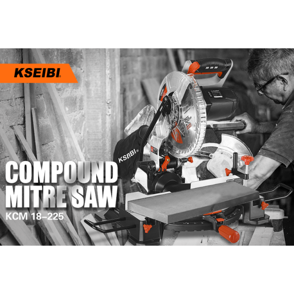 Торцовочная пила KCM 18-255: мощный инструмент для точных резов | KSEIBI