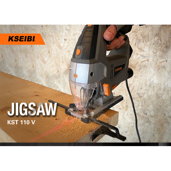 High-Quality Jigsaw with Laser Guide for Precision Cutting | KSEIBI