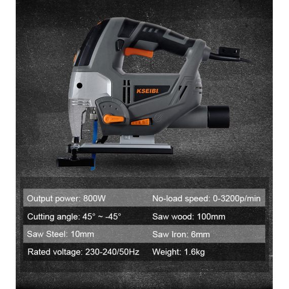 High-Quality Jigsaw with Laser Guide for Precision Cutting | KSEIBI