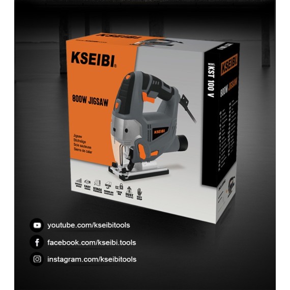 اره عمودبر با لیزر 100 میلی‌متری KST 100 V | KSEIBI