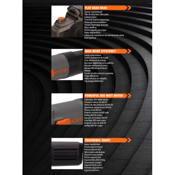 Powerful 115mm Angle Grinder for Precision Cutting and Grinding | KSEIBI