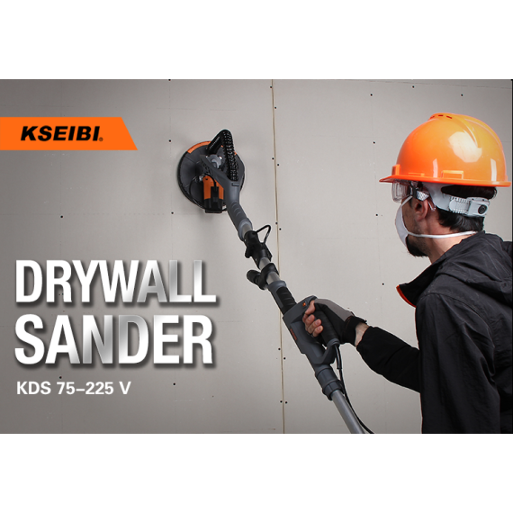 KDS 75-225V 干式墙砂光机，225MM，750W | KSEIBI