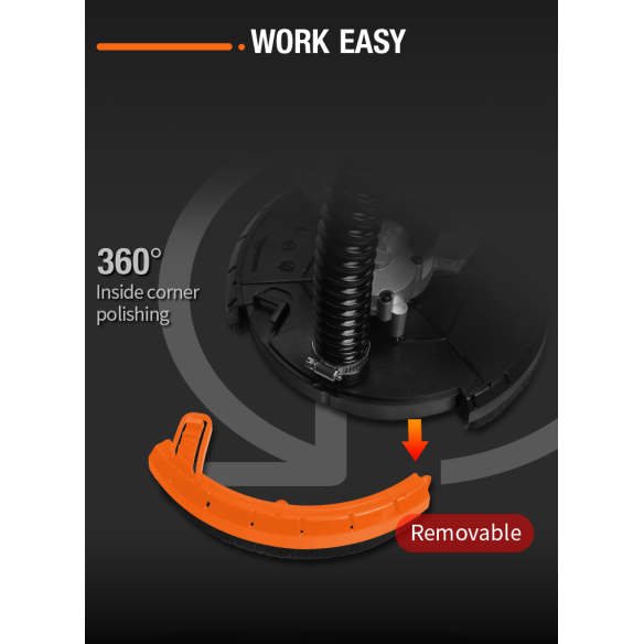 سنباده دیوار خشک KDS 75-225 V - بهترین گزینه برای حرفه‌ایان | KSEIBI