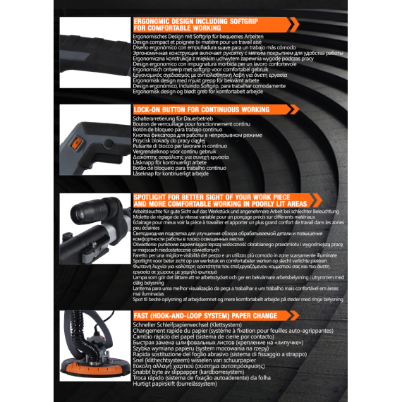 حفافة جدار (جيبس) بقوة 750 واط وقطر 225 ملم | KSEIBI