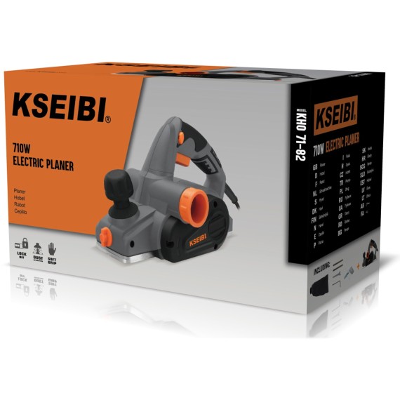 Powerful 710W Electric Planer for Precise Woodworking | KSEIBI