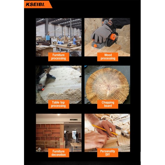 Powerful 710W Electric Planer for Precise Woodworking | KSEIBI