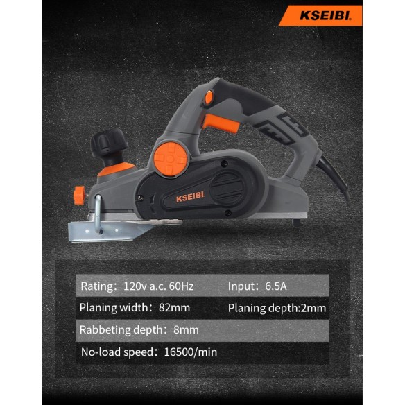 Powerful 710W Electric Planer for Precise Woodworking | KSEIBI