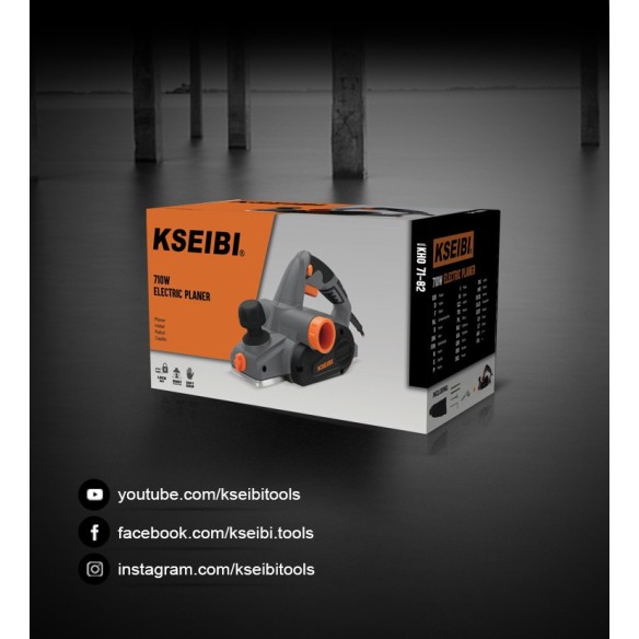 Powerful 710W Electric Planer for Precise Woodworking | KSEIBI