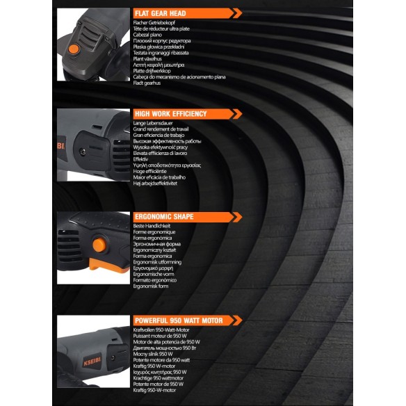 High-Performance Angle Grinder - Perfect for DIY Projects | KSEIBI