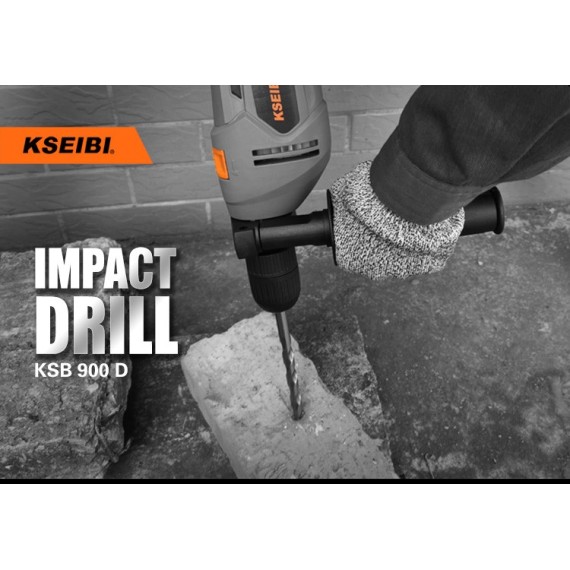 High Performance KSB 900 D Impact Drill with 13mm Keyless Chuck | KSEIBI