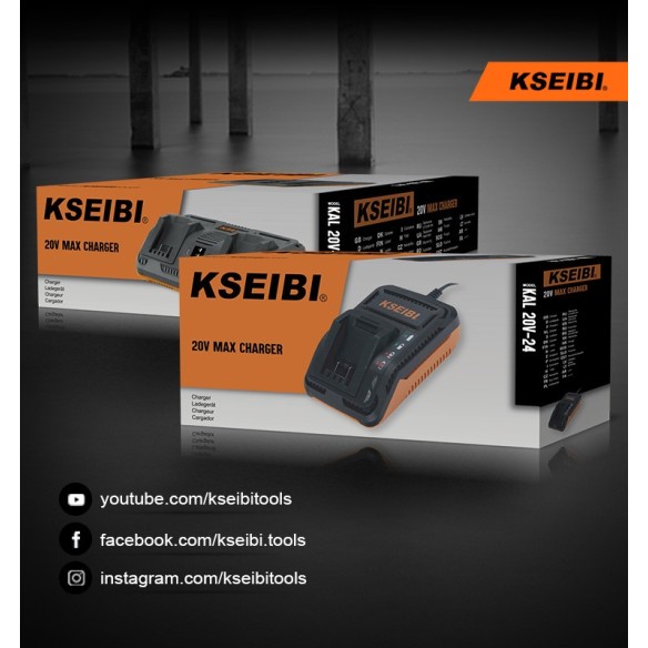 شاحن سريع ثنائي المنافذ 20V للأجهزة الإلكترونية | KSEIBI