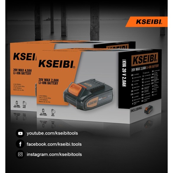 高性能KVA 20 V，2.0AH 电池组评测与价格比较 | KSEIBI