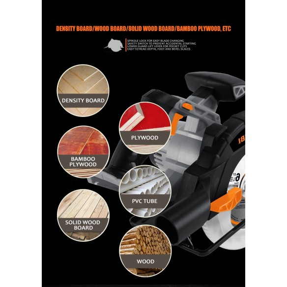 Аккумуляторная циркулярная пила KKS 20V-165: отличное качество и удобство использования | KSEIBI