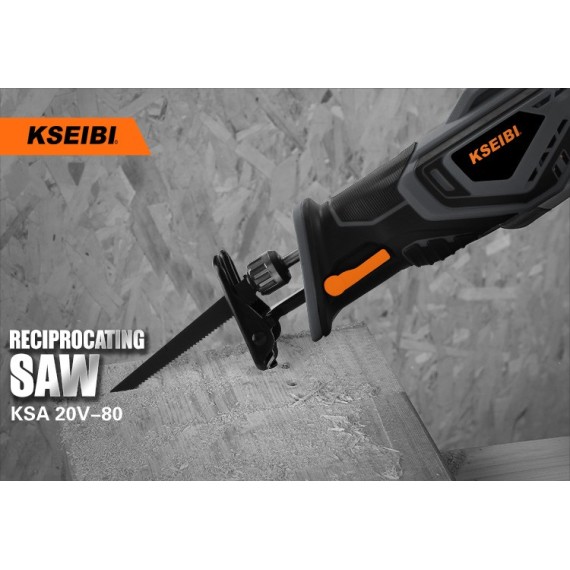 Аккумуляторная сабельная пила KSA 20V-80, 20 В, 100 мм | KSEIBI