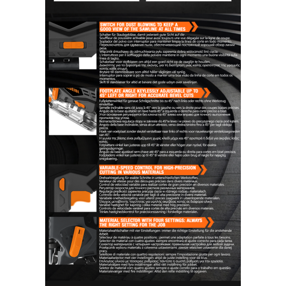 اره عمودبر بی‌سیم ۲۰ ولت KST 20V-80 | KSEIBI