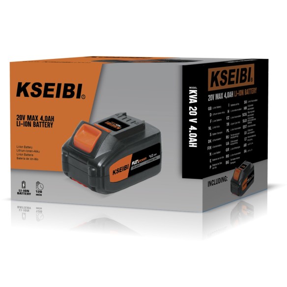 بطارية ليثيوم 20 فولت 4.0 أمبير ساعة لأدوات الطاقة الكهربائية | KSEIBI