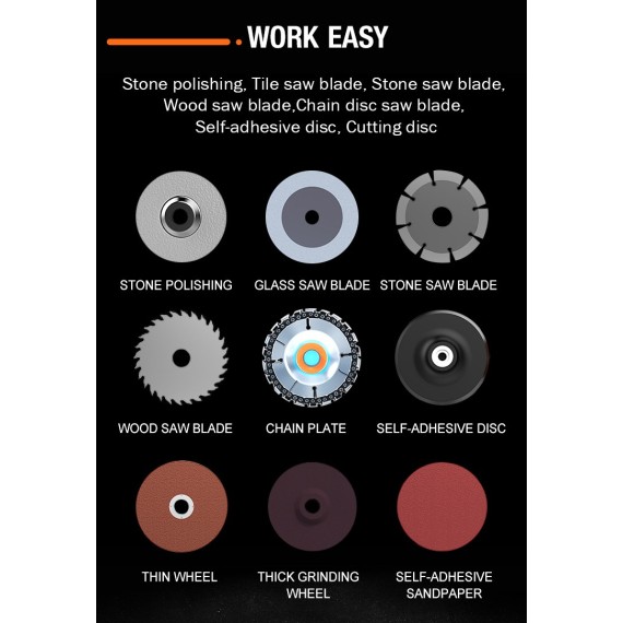 Powerful 20V Cordless Angle Grinder, 115mm - Perfect for DIY Projects | KSEIBI