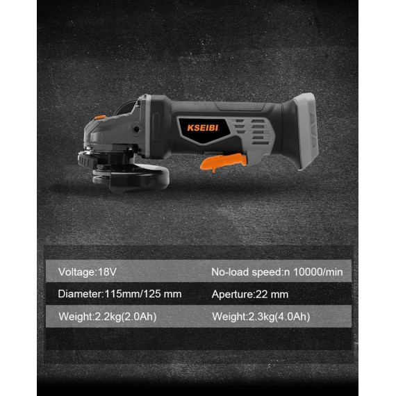 Powerful 20V Cordless Angle Grinder for Precision Cutting | KSEIBI