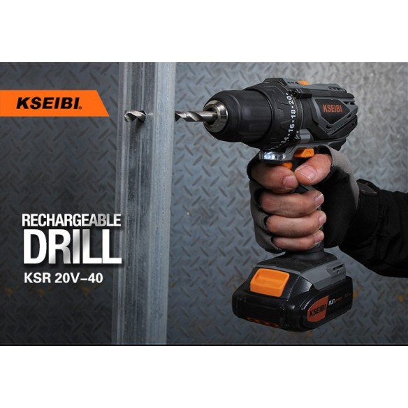 دریل بی‌سیم 20 ولت KSR 20V-35 | قیمت و اطلاعات فنی | KSEIBI