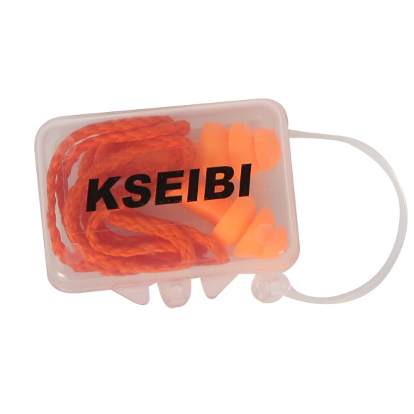Comfortable Reusable Earplug with Cotton Cord for Noise Reduction | KSEIBI