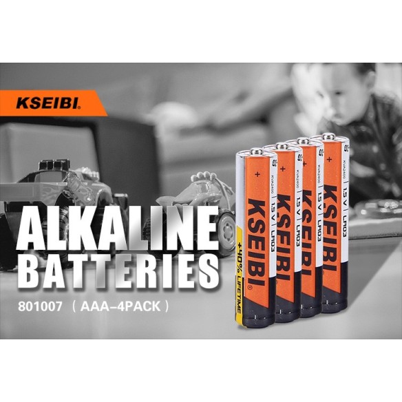 Long-lasting Alkaline Battery LR03/AAA for High Performance Devices | KSEIBI