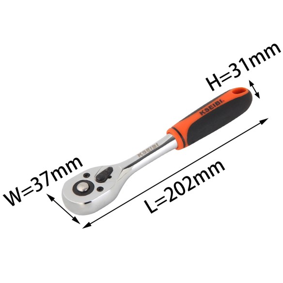 Высококачественная шестигранная головка 1/4" SAE для профессионалов | KSEIBI