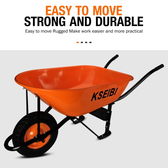 Get the Best Heavy Duty Wheel Barrow for Your Outdoor Projects | KSEIBI