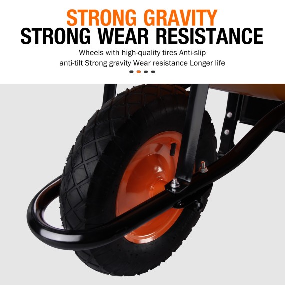 Get the Best Heavy Duty Wheel Barrow for Your Outdoor Projects | KSEIBI