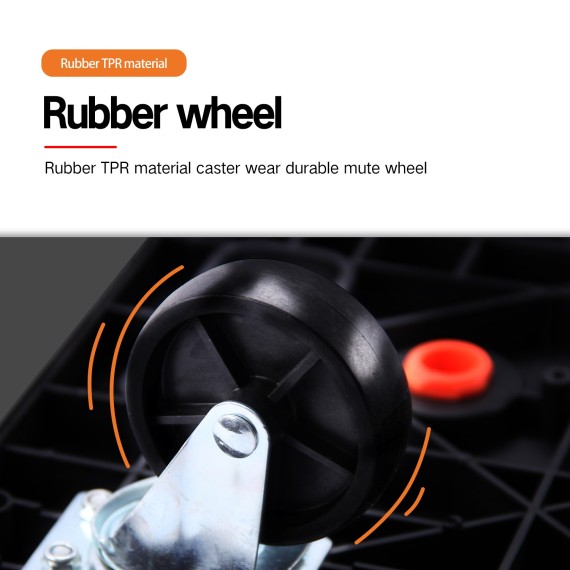 High-Quality Plastic Dolly for Easy Moving | KSEIBI